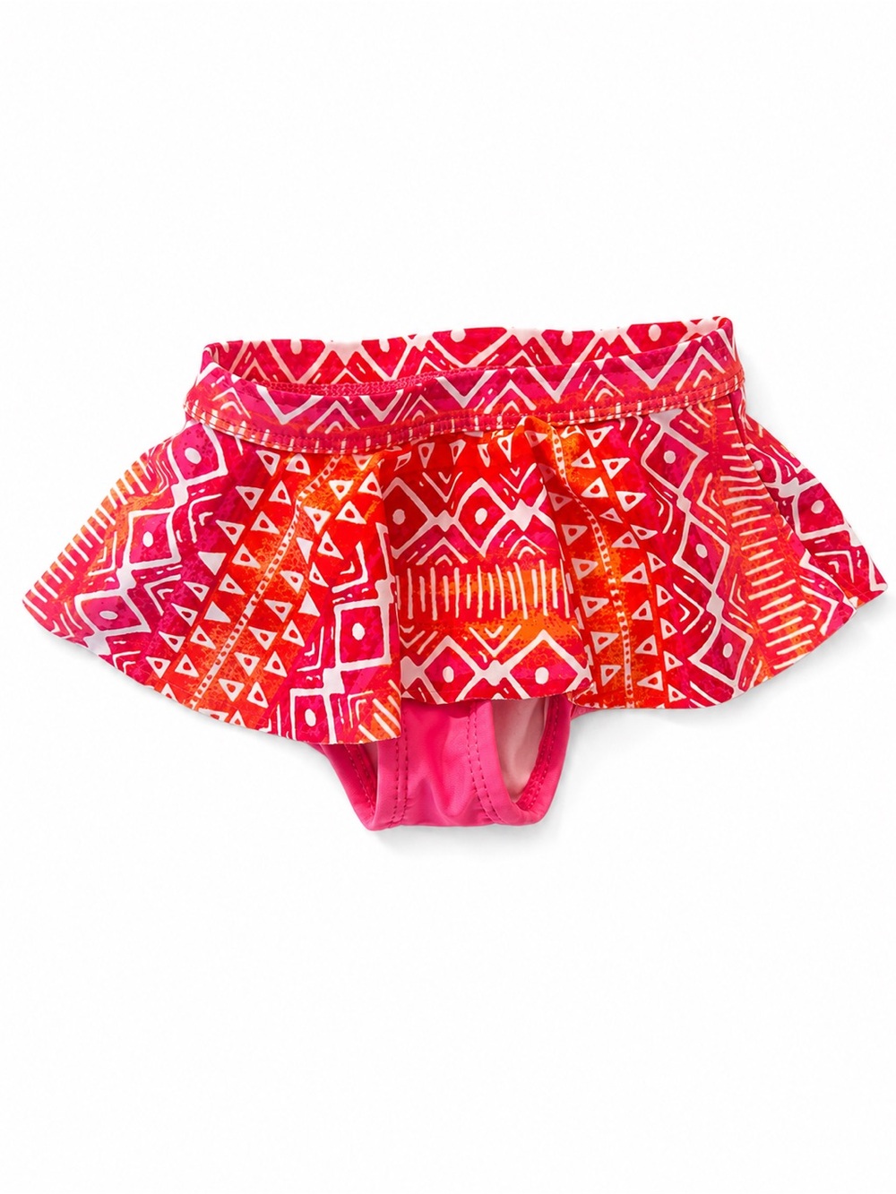 UV Skinz UPF 50+ Girls Swim Skirt Bottom Pink Geometric 2T